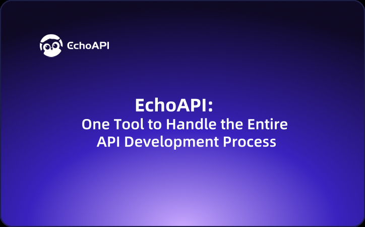 EchoAPI: One Tool to Handle the Entire API Development Process