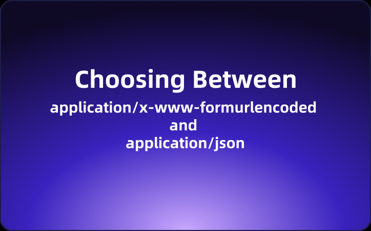 form url encoded vs json